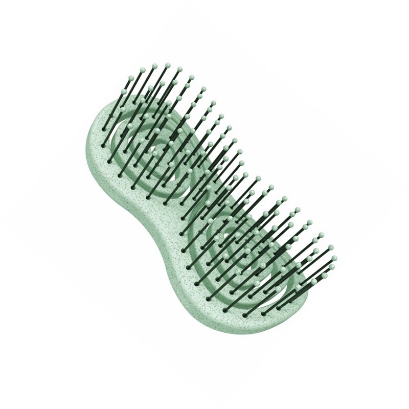 Щётка для волос Wellness Organica mint green