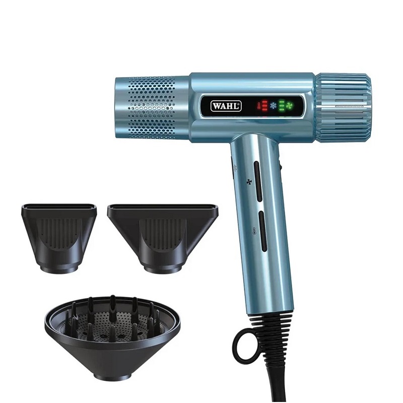 Фен Vanquish с бесщеточным мотором голубой