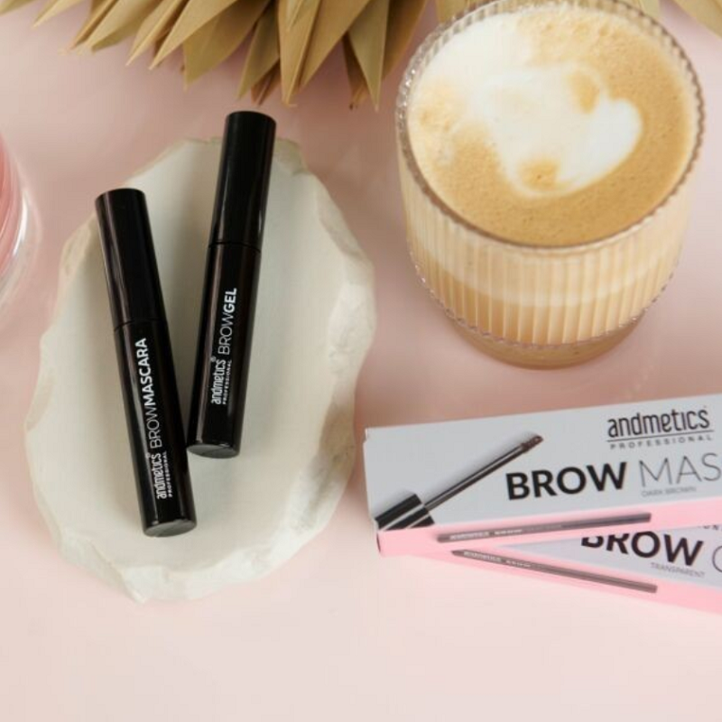 Тушь для бровей темно-коричневая