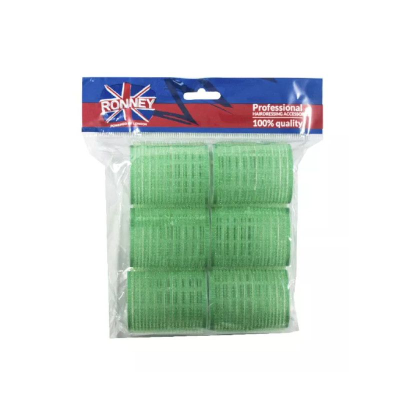 Bigudiuri cu lipici D 48 mm verde